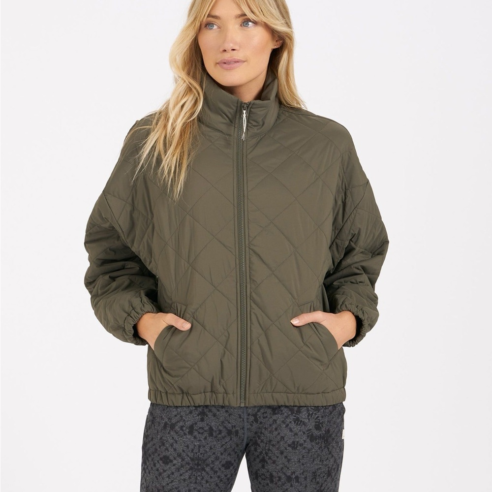 Vuori Echo Insulated Bomber Jacket - Oregano